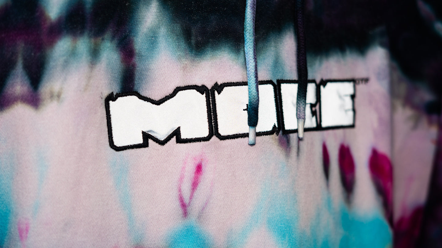 Icy Nebula Reflective Tie Dye Pullover Hoodie (Original Mix)