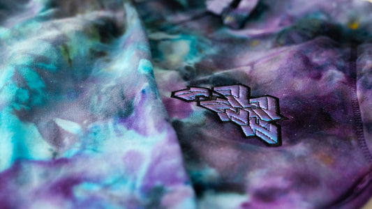 Nebula Splatter Purple Tie Dye Joggers (Original Mix)