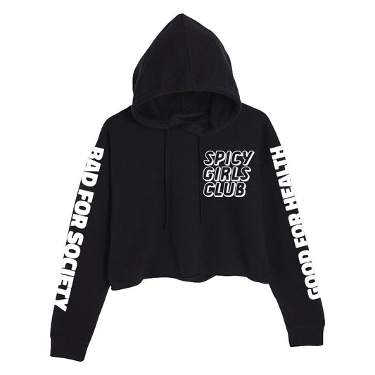 Spicy Girls and Folks Club Cropped Hoodie